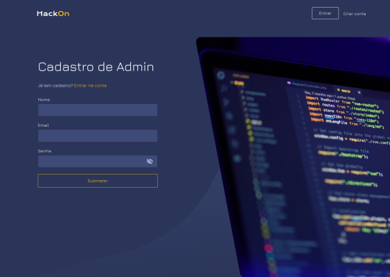 Cadastro (Administrador)