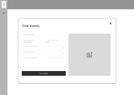 Criar Evento (Administrador)